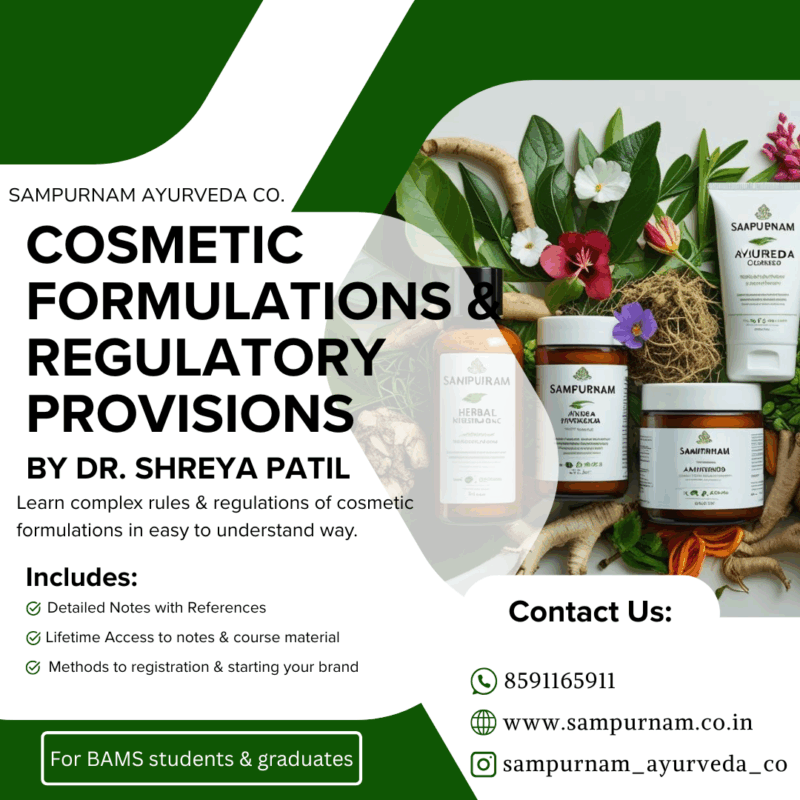 Cosmetic Formulations & Regulatory Provisions Workshop