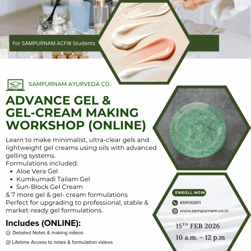 Advanced Gel & Gel-Cream Making Online Workshop